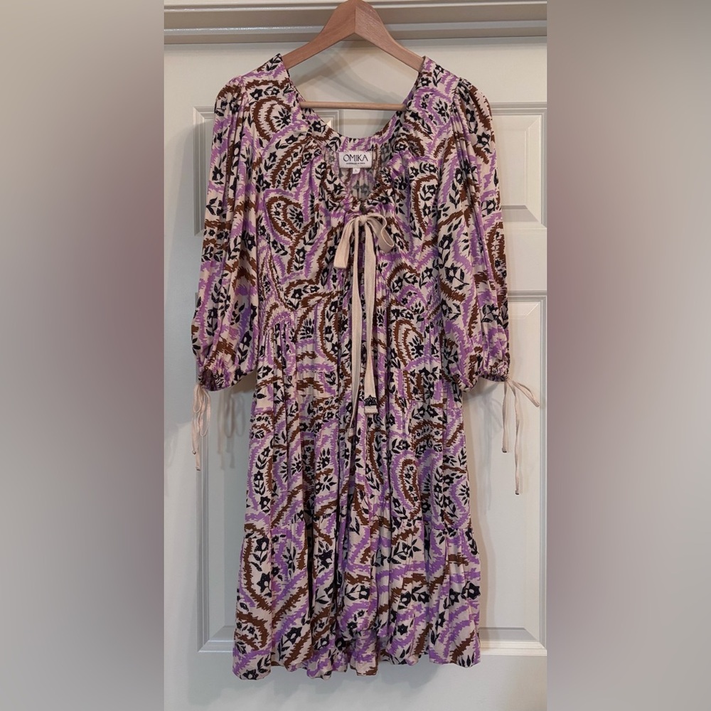 Omika Bubble Hem Mini‎ Dress